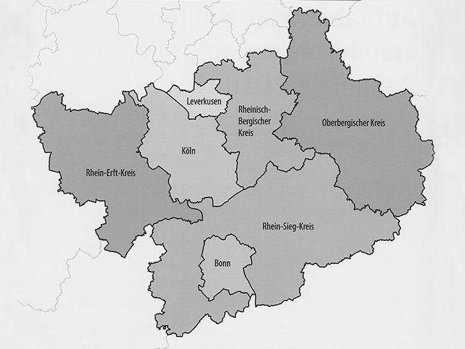 Mühlen und Hämmer links und rechts des Rheins